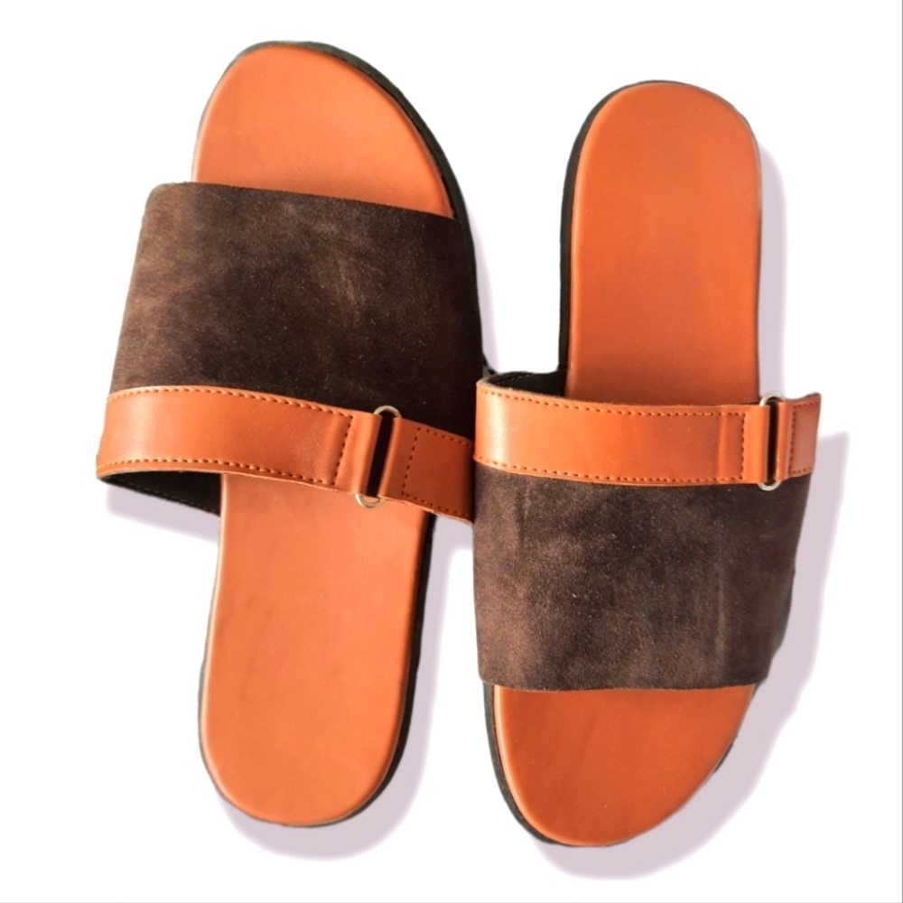 👦unisex👩 Flat Leather Summer Slippers ☀️